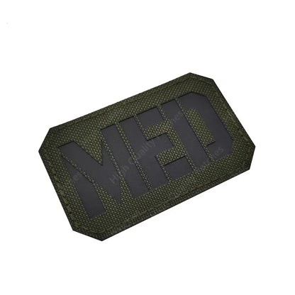 MEDIC Embroidered Patch IR Reflective Glow in Dark Tactical Military Patches Medical MED EMT PARAMEDIC Emblem PVC Rubber Badges - BLACKBEARD OUTDOOR INDUSTRIES