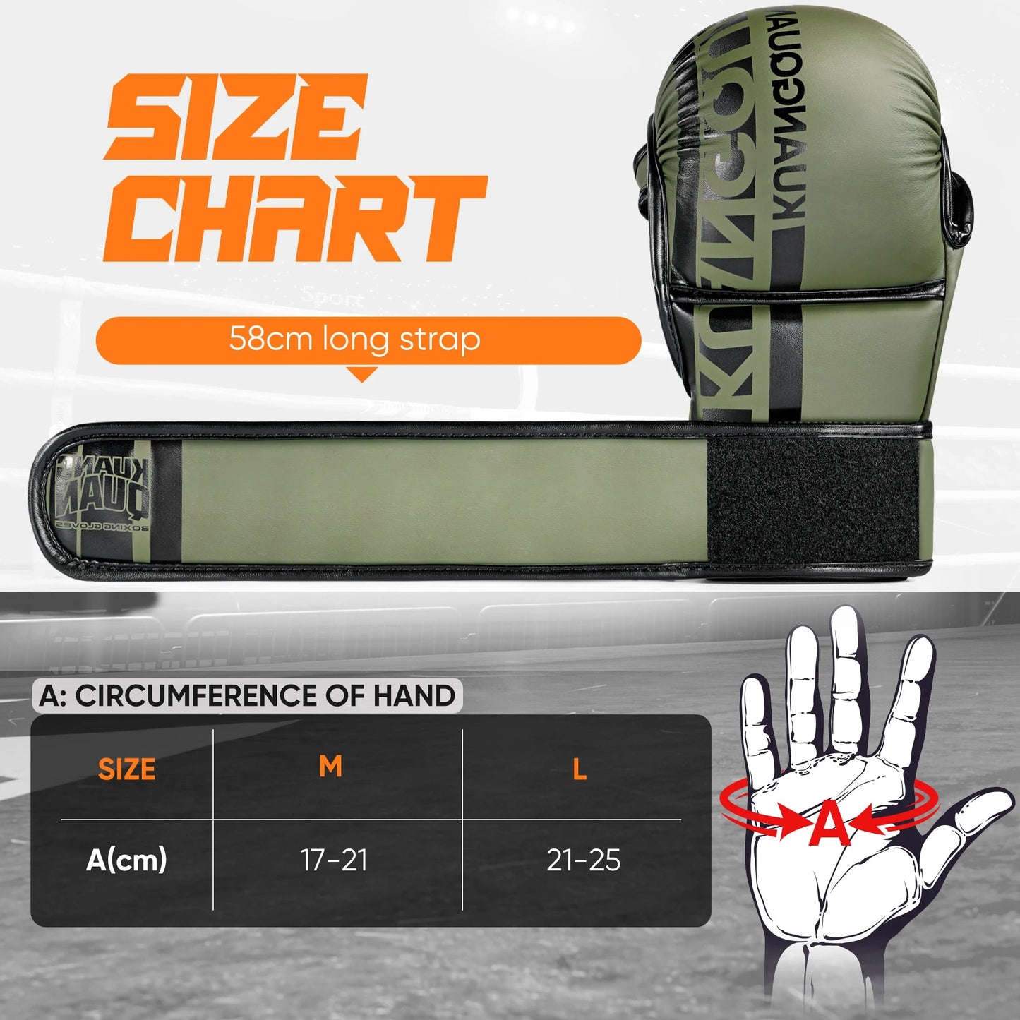 Gants MMA à Paume Ouverte pour Sparring & Grappling – Pour Hommes et Femmes, Sports de Combat, MMA, Boxe, Muay Thai, Kickboxing BLACKBEARD OUTDOOR INDUSTRIES