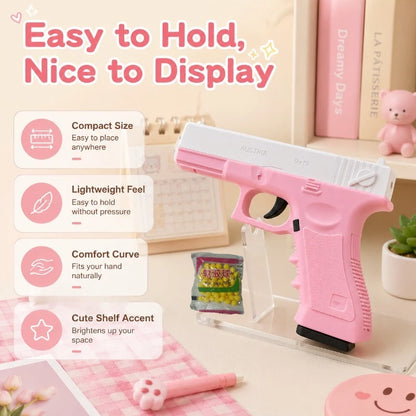 Réplique airsoft rose type Glock 18 – Spring 6 mm