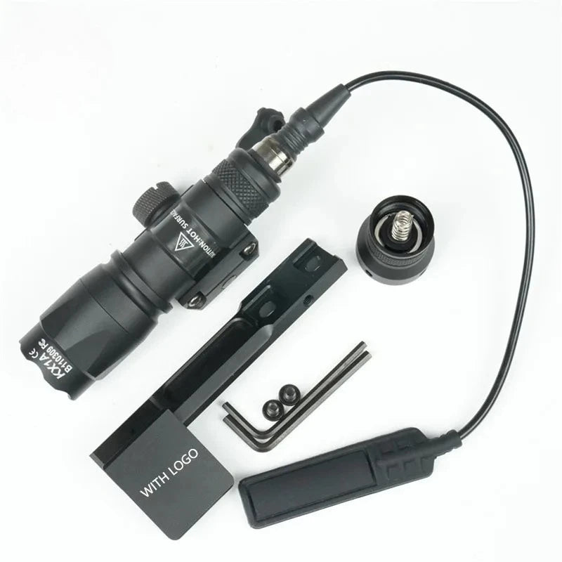 Lampe Tactique LED M300C / M600C – Rail 20mm & M-LOK, Alliage Aluminium, Airsoft Chasse AR15