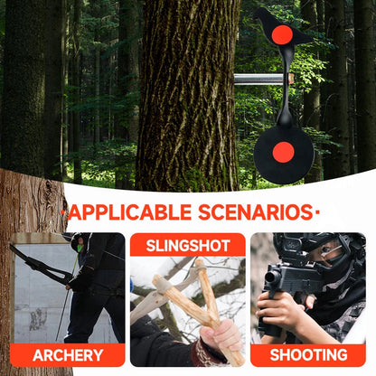 CIBLE TOURNANTE EN ACIER HAUTE VISIBILITÉ — PRÉCISION, PLAISIR ET STYLE Ma boutique