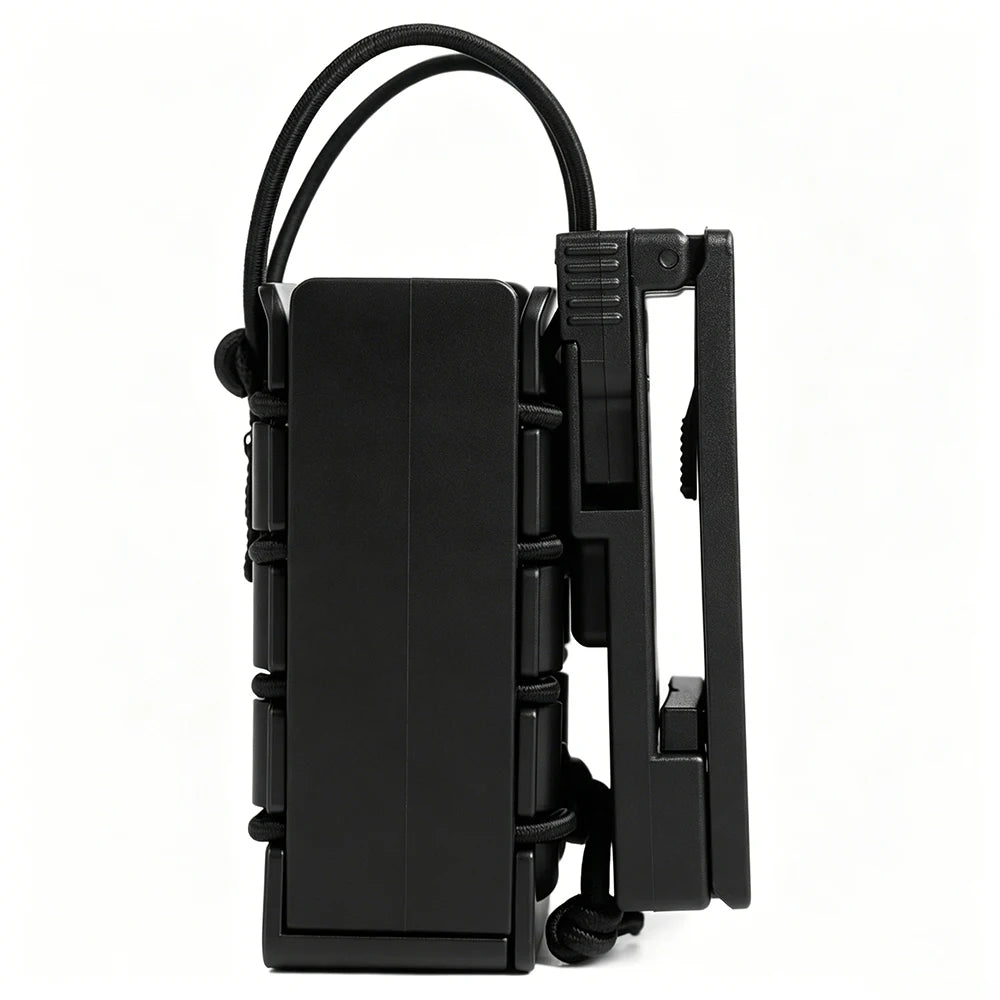 Étui porte-radio en nylon avec clip ceinture rotatif