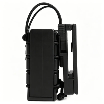 Étui porte-radio en nylon avec clip ceinture rotatif