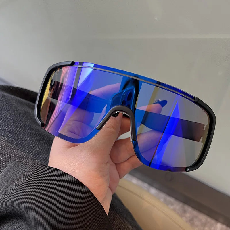 Lunettes de Cyclisme Style Y2K – Verres Miroir Coupe-Vent | Homme & Femme