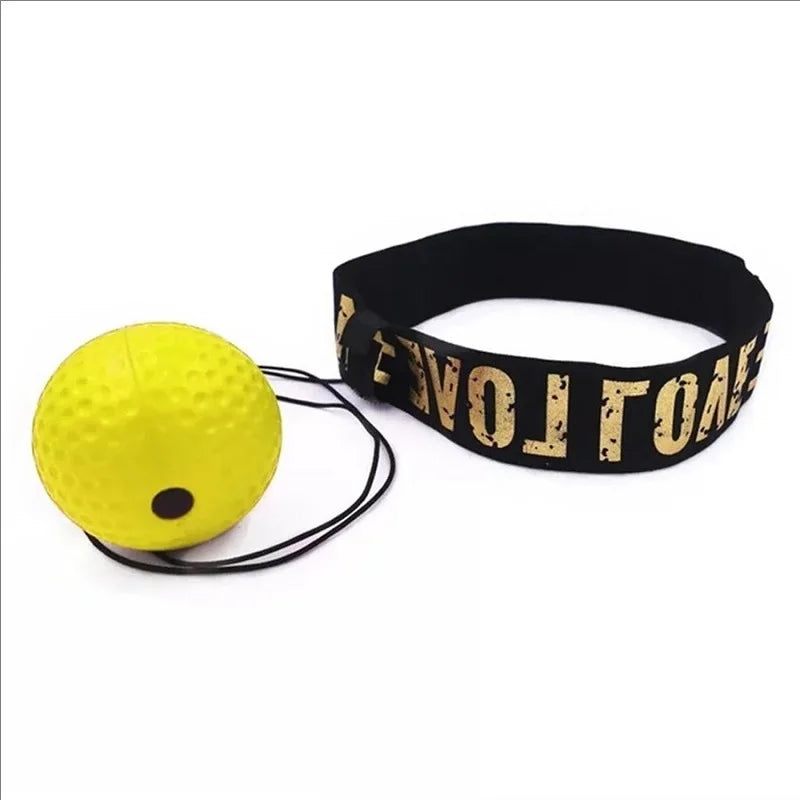 Speed Ball Boxe avec Bandeau Frontal – Entraînement Réflexes, Muay Thai, Sanda, MMA | Corde 90 cm | 4 Coloris - BLACKBEARD OUTDOOR INDUSTRIES