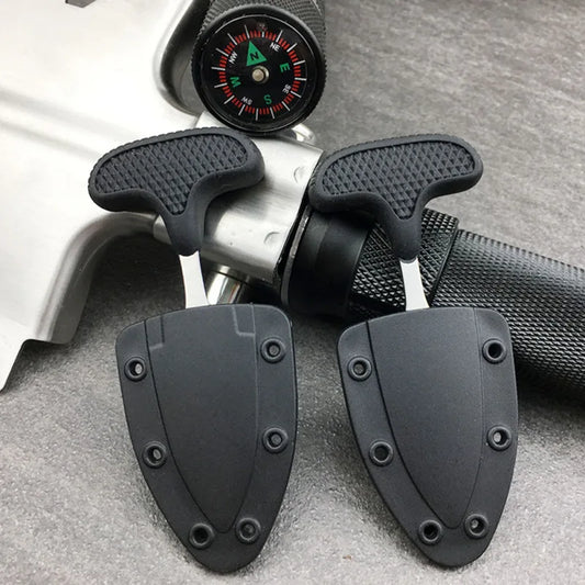 Push Dagger Acier Inoxydable – Couteau de Collection & Survie Outdoor | 1 ou 2 Pièces