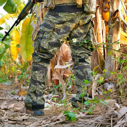 Ensemble Tactique Tom Jungle Tiger GEN3 - Vêtements de Combat Outdoor Résistants aux Déchirures, Pantalons G3 + Veste GEN3, Durable et Confortable BLACKBEARD OUTDOOR INDUSTRIES