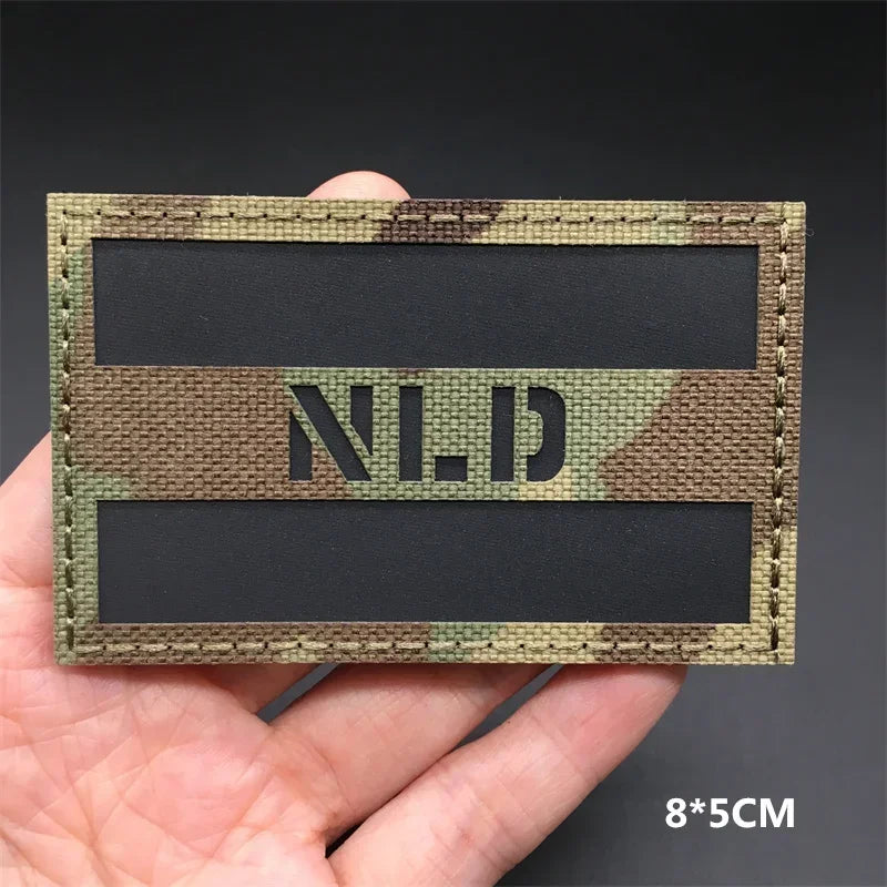 Patches Drapeaux Nationaux 3D Multicam – Réfléchissant IR, Découpe Laser, Hook & Loop | Tactique, Airsoft, DIY | 45+ Pays - BLACKBEARD OUTDOOR INDUSTRIES