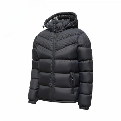 Veste homme hiver rembourrée à capuche