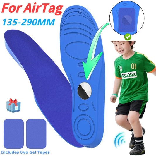 Insoles for Airtag Tracking Devise Hidden Holder Comfortable Securely Mounted Shoe Inserts Tracker Insoles for Kids and Seniors BLACKBEARD OUTDOOR INDUSTRIES