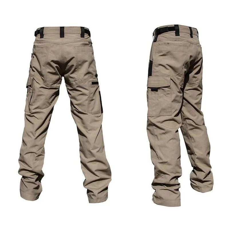 Pantalon Cargo Homme Résistant à l'Usure — Multi-poches, Coupe Droite, Style Tactique et Décontracté - BLACKBEARD OUTDOOR INDUSTRIES
