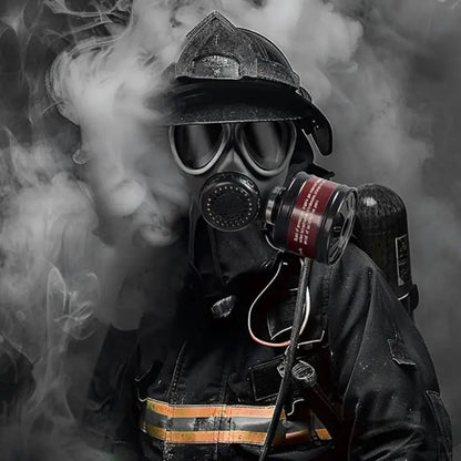 Masque à Gaz Plein Visage MF14 — Respirateur Chimique Filtre Charbon Actif - BLACKBEARD OUTDOOR INDUSTRIES