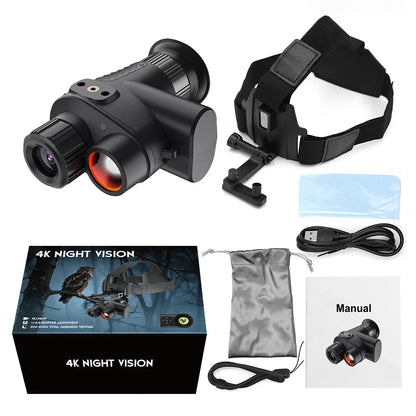 Monoculaire de Vision Nocturne NV4500 4K Infrarouge 300m - BLACKBEARD OUTDOOR INDUSTRIES