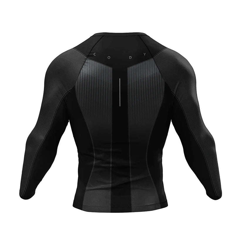 Ensemble Rashguard MMA – T-Shirt + Pantalon Compression – Jiu Jitsu / Kickboxing / Grappling - BLACKBEARD OUTDOOR INDUSTRIES