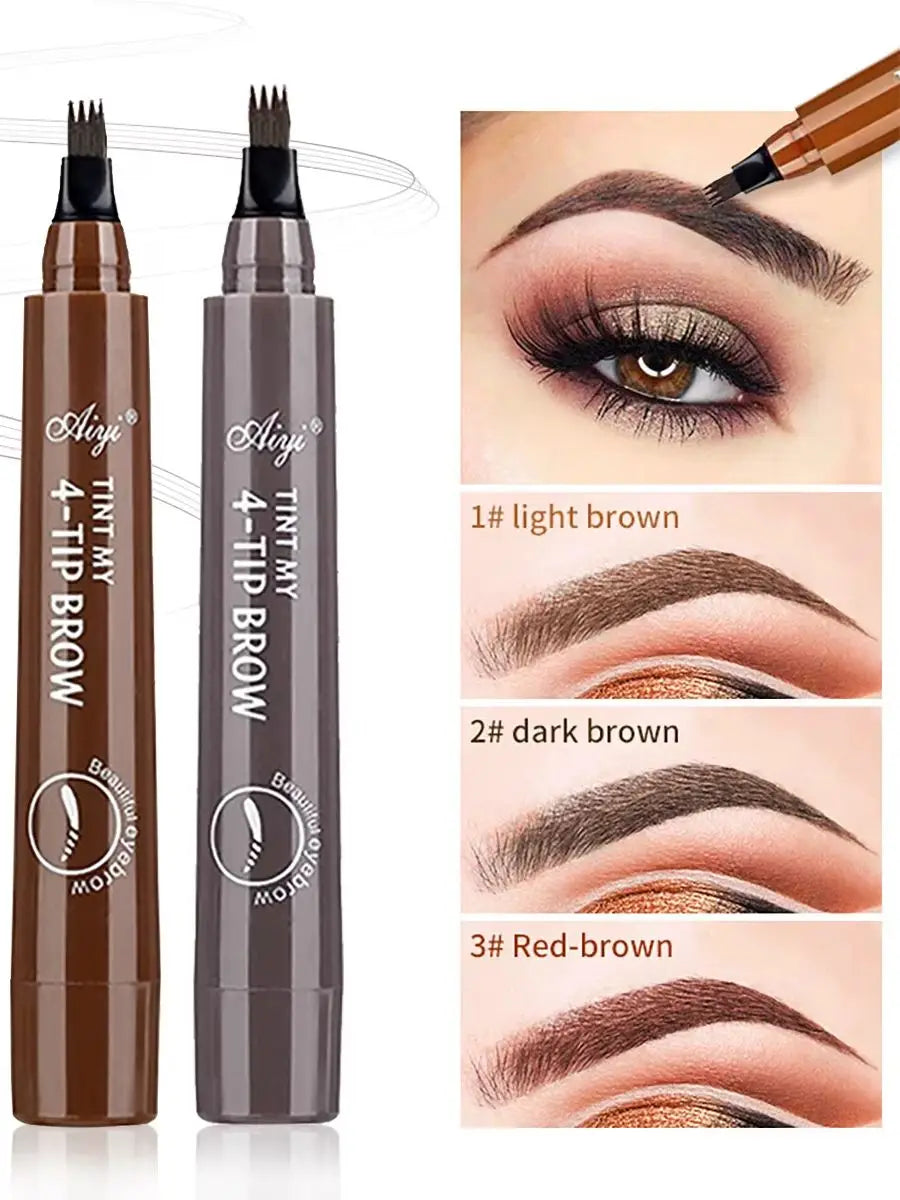 4 fork microblading eyebrow pencil waterproof eyebrow pencil natural long-lasting eyebrow makeup five colors BLACKBEARD OUTDOOR INDUSTRIES