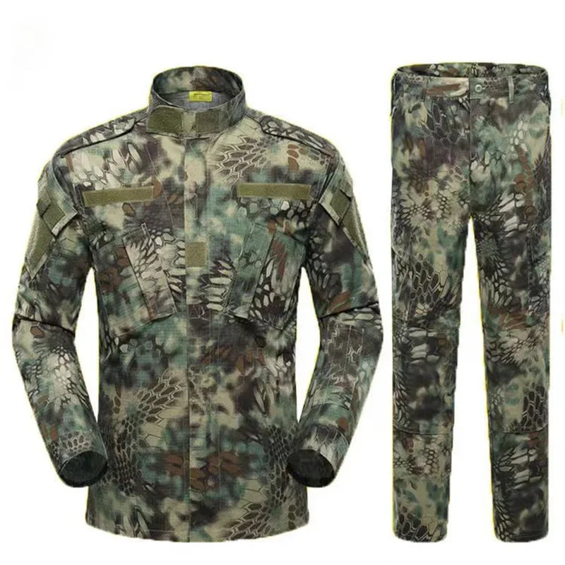 Ensemble Uniforme Camouflage Tactique 2 Pièces — ACU Rip-Stop Multi-Camo Airsoft & Sécurité - BLACKBEARD OUTDOOR INDUSTRIES