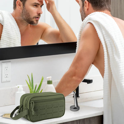 Pochette Tactique MOLLE – Trousse de Toilette EDC Multifonction pour Homme