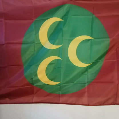 Drapeau de l'Empire Ottoman (1517-1793) - Bannière Extérieure en Polyester 90x150 cm BLACKBEARD OUTDOOR INDUSTRIES