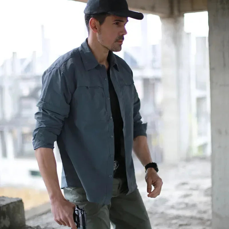 Veste Tactique Outdoor Femme – Haut Camouflage Respirant, Anti-UV, Séchage Rapide, Idéal pour la Randonnée et la Chasse - BLACKBEARD OUTDOOR INDUSTRIES