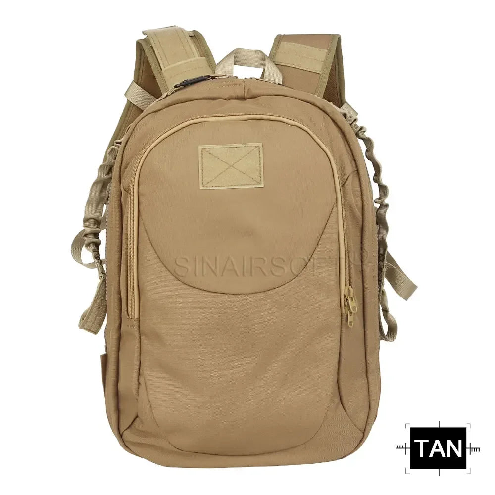 SINAIRSOFT sac à dos porte plaque 2‑en‑1 – se transforme en gilet tactique en secondes, tissu Oxford résistant, libération rapide (Noir/Dark Earth) - BLACKBEARD OUTDOOR INDUSTRIES