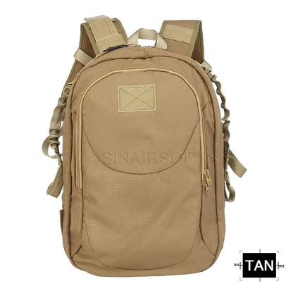 SINAIRSOFT sac à dos porte plaque 2‑en‑1 – se transforme en gilet tactique en secondes, tissu Oxford résistant, libération rapide (Noir/Dark Earth) - BLACKBEARD OUTDOOR INDUSTRIES