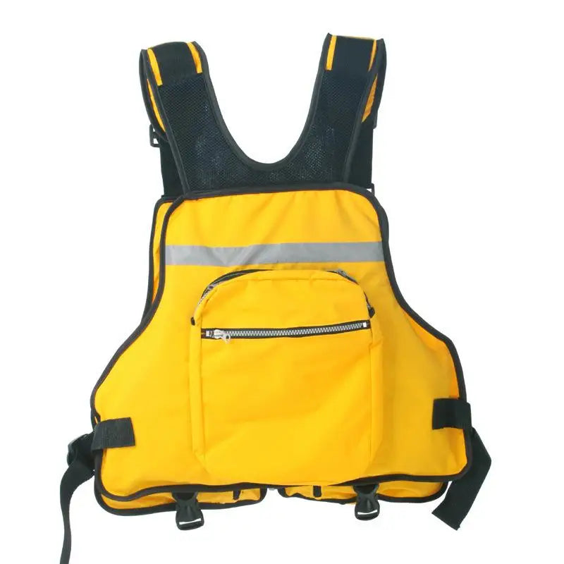 Gilet de pêche multi-poches réglable en polyester