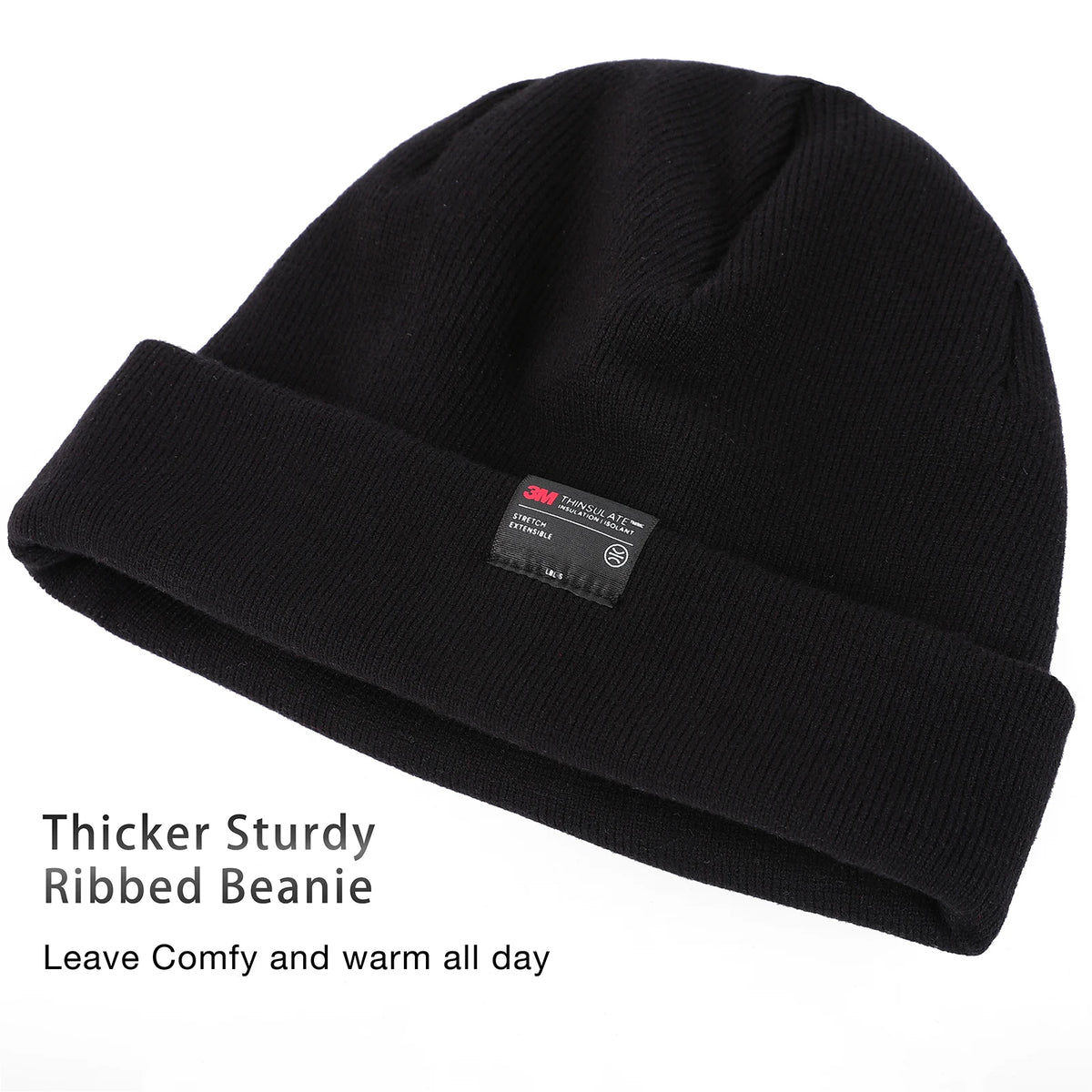 Bonnet Hiver Thermique 3M Thinsulate Polaire – Tricoté, Mixte, Ski et Outdoor
