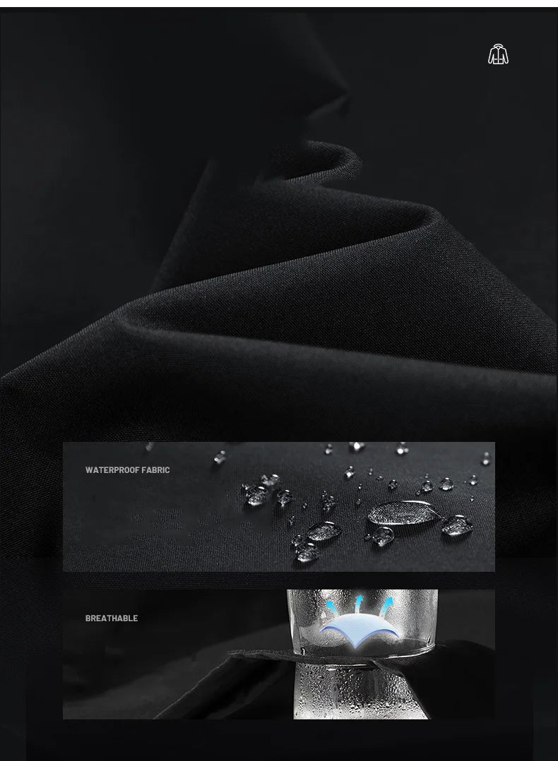 Veste Imperméable Unisexe CHRLCK – Coupe-Vent Respirante et Séchage Rapide pour Randonnée, Pêche et Camping - BLACKBEARD OUTDOOR INDUSTRIES