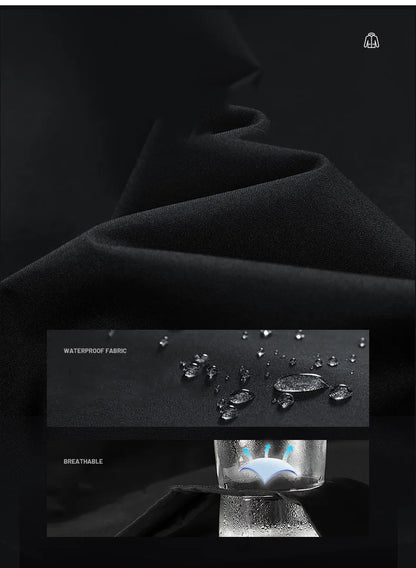 Veste Imperméable Unisexe CHRLCK – Coupe-Vent Respirante et Séchage Rapide pour Randonnée, Pêche et Camping - BLACKBEARD OUTDOOR INDUSTRIES