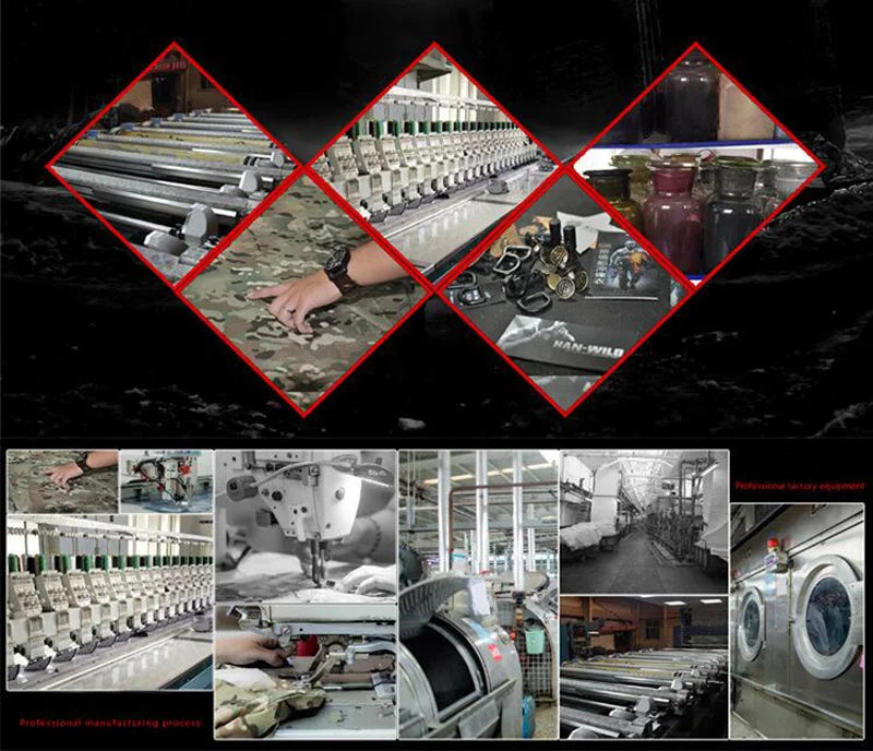 Veste Tactique Homme Hiver – HAN WILD Camouflage | Softshell | Polaire | Coupe-Vent | Randonnée | Chasse | Outdoor - BLACKBEARD OUTDOOR INDUSTRIES