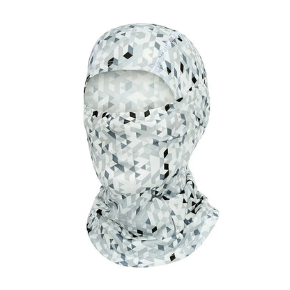 Cagoule anti-UV vélo et moto, masque visage et cou