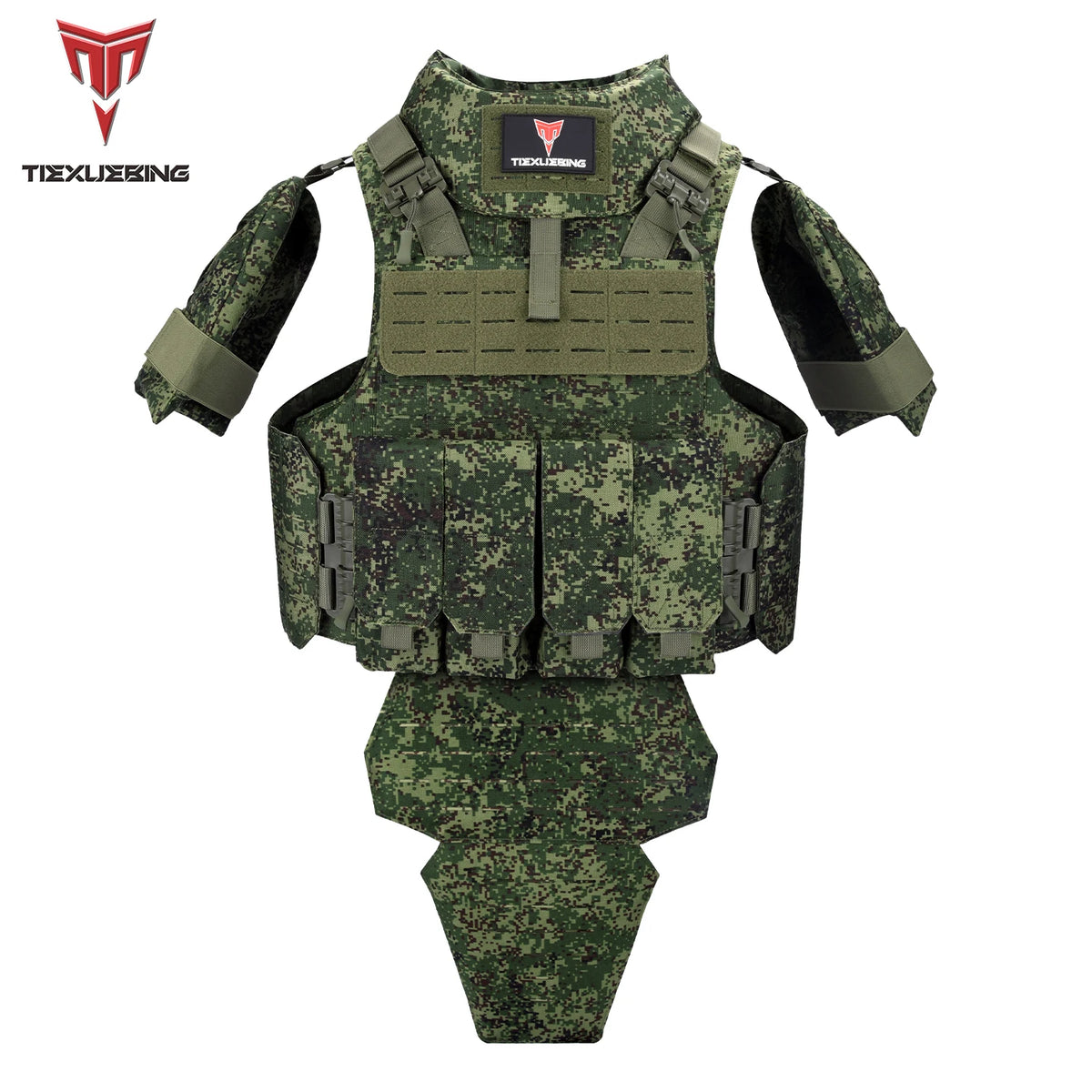 Porte-plaques tactique en nylon 1000D avec système MOLLE laser
