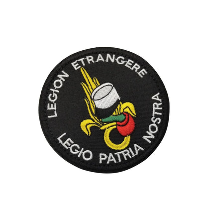 Patch Brodé Légion Étrangère France – Insigne Tactique Hook & Loop | +50 Modèles