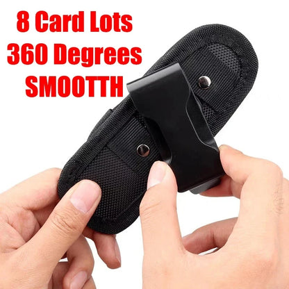 Holster Lampe Torche Tactique Rotatif 360° – Nylon Ceinture | Noir, Kaki, Vert - BLACKBEARD OUTDOOR INDUSTRIES