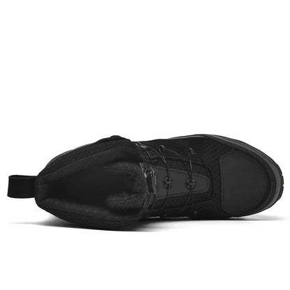 Bottes Moto Homme – Chaussures Respirantes 4 Saisons – Bottines de Moto Style Cruiser / Touring | Unisexe - BLACKBEARD OUTDOOR INDUSTRIES