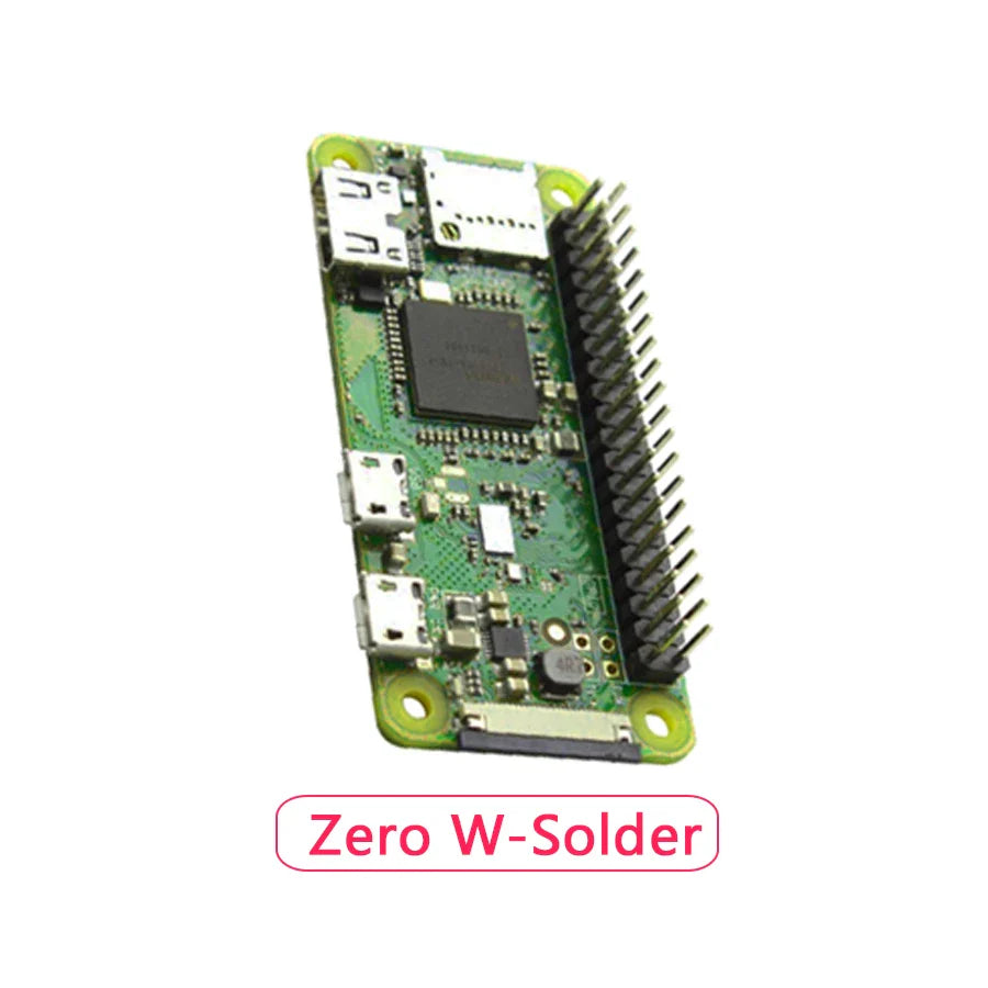 Carte Raspberry Pi Zero Officielle – Zero / Zero W / Zero 2 W / Zero-Solder / Zero W-Solder avec Header Soudé – 512 Mo RAM – Puce Broadcom Ma boutique