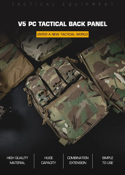 V5 FCPC Zip Panneau Arrière Tactique - Complément Ma boutique