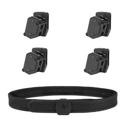 Ceinture Tactique IPSC Double Couche – Holster & Porte-Chargeur Inclus