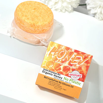 Shampooing Solide Nourrissant au Miel – Savon Artisanal pour Cheveux Forts et Équilibrés - BLACKBEARD OUTDOOR INDUSTRIES