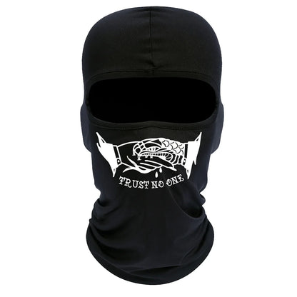 Cagoule balaclava à motifs urbains streetwear