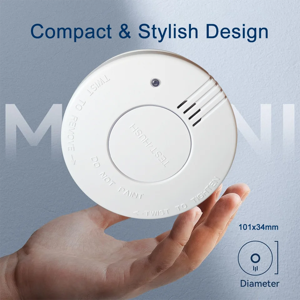 Détecteur de Fumée SA10 – Alarme de Fumée et Incendie avec Batterie Remplaçable 9V - BLACKBEARD OUTDOOR INDUSTRIES