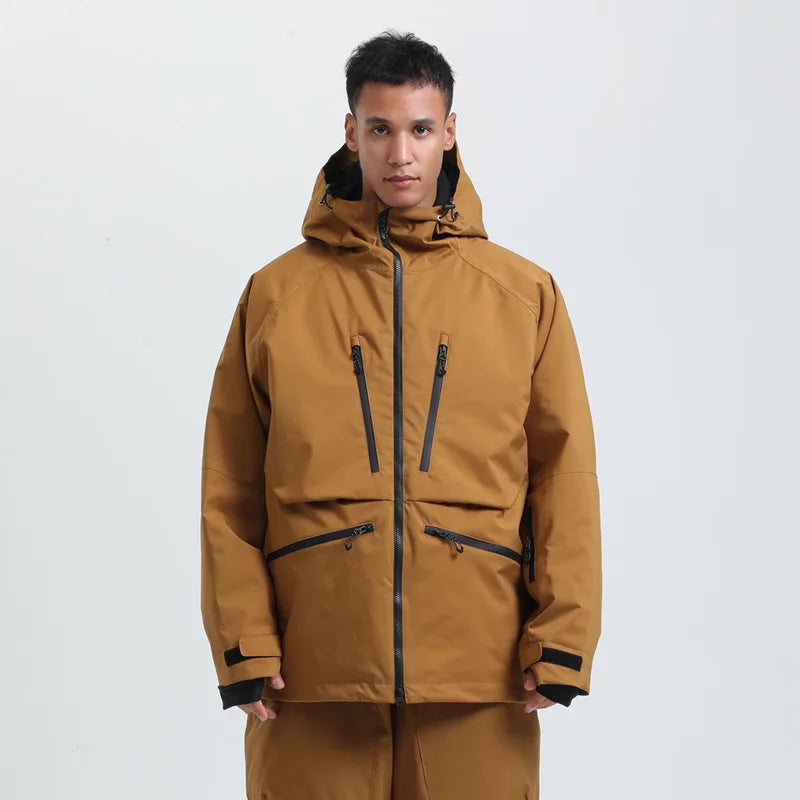 Veste de ski femme imperméable et respirante à capuche, tenue jusqu'à -30°C