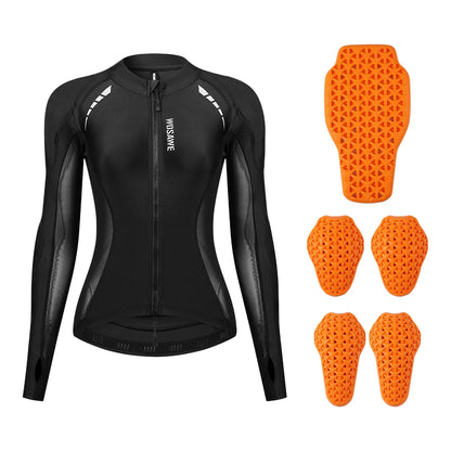 Veste de Protection Moto Femme WOSAWE – Armure Soft 5 Pièces, Mesh Respirant | Motocross, Enduro