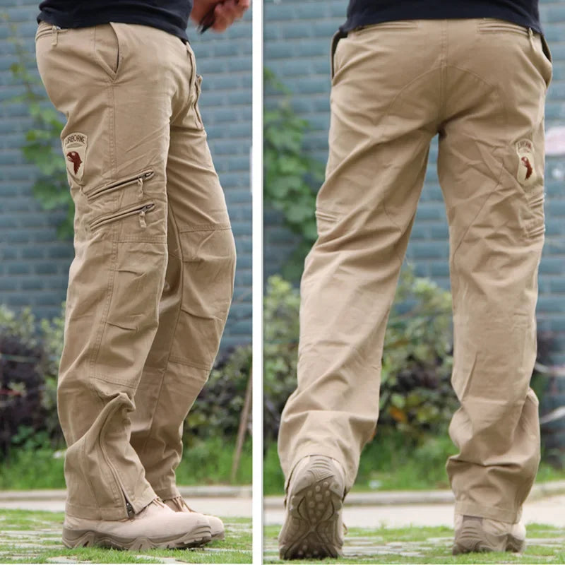 Pantalon Cargo Homme  – Coton Résistant, Multi-Poches, Style Militaire et Décontracté - BLACKBEARD OUTDOOR INDUSTRIES
