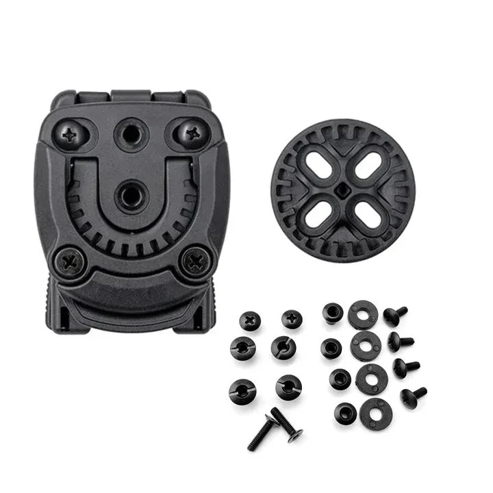 Système de Montage Rapide Tek-Mount MINI CNC Personnalisé pour Étui, Clip de Ceinture, et Équipement Tek-Lok BLACKBEARD OUTDOOR INDUSTRIES