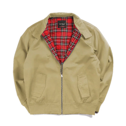 Veste Bomber Rétro Homme DAFEILI | Style Européen Classique | Coupe-Vent Vintage Streetwear - BLACKBEARD OUTDOOR INDUSTRIES