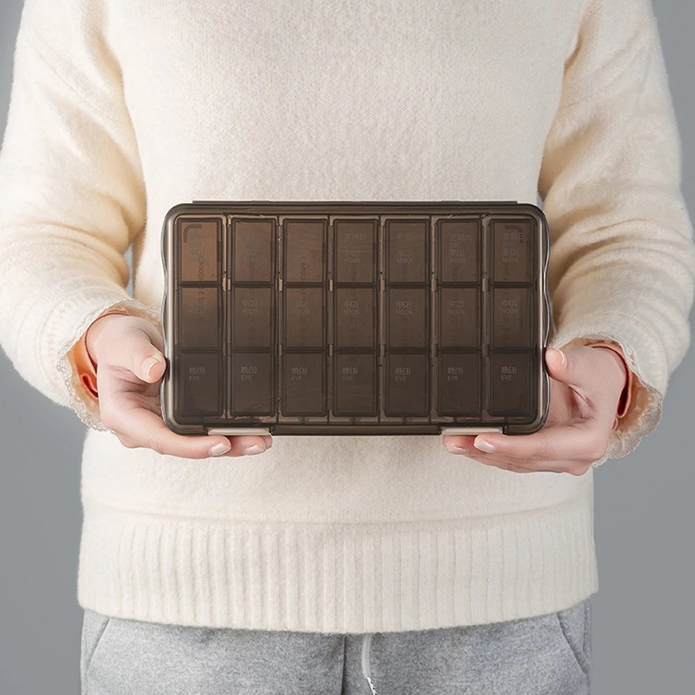 Pilulier Hebdomadaire 21/28 Cases Ma boutique