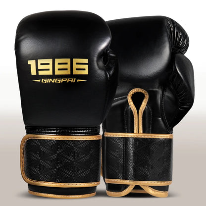 Gants de Boxe Professionnels Adulte Cuir PU – Sanda, Muay Thai, MMA, Sparring | 8 à 14 oz | Homme & Femme | 4 Coloris - BLACKBEARD OUTDOOR INDUSTRIES