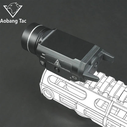 Lampe Tactique TR-1 pour Rail 21mm – LED Strobe, Compatible Glock G17 G19, Airsoft & Chasse