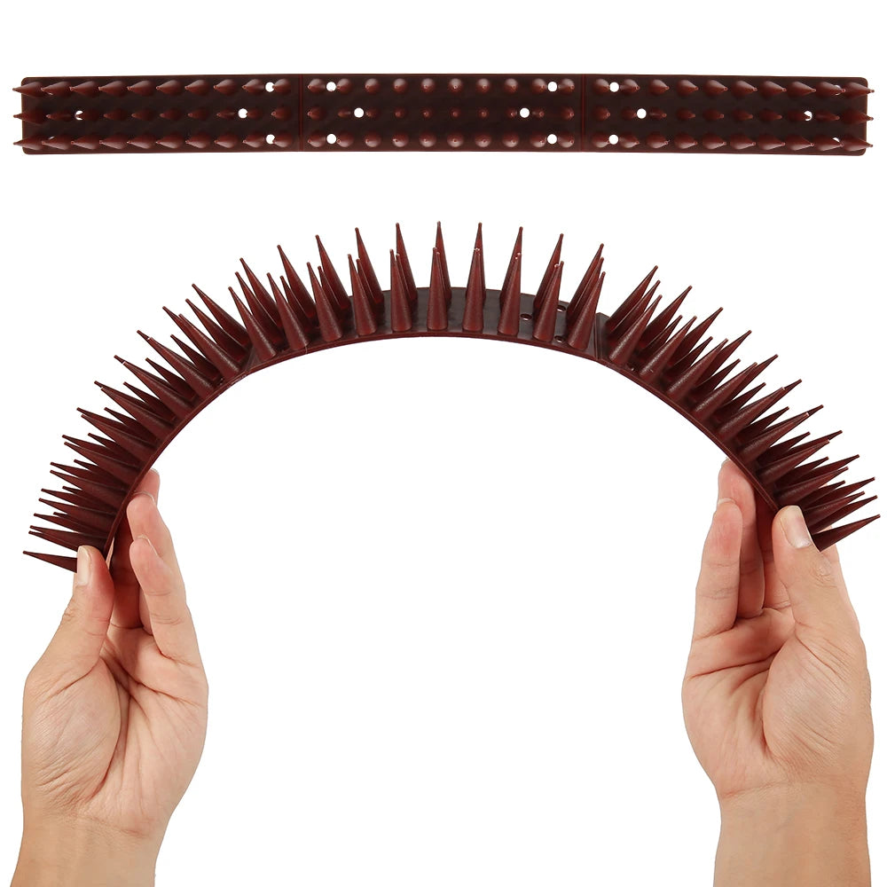 12 Pièces – Pointes Anti-Oiseaux et Anti-Grimpe en Plastique et Acier Inoxydable - BLACKBEARD OUTDOOR INDUSTRIES